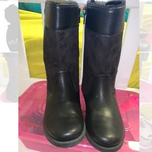 Girls black H&M boots